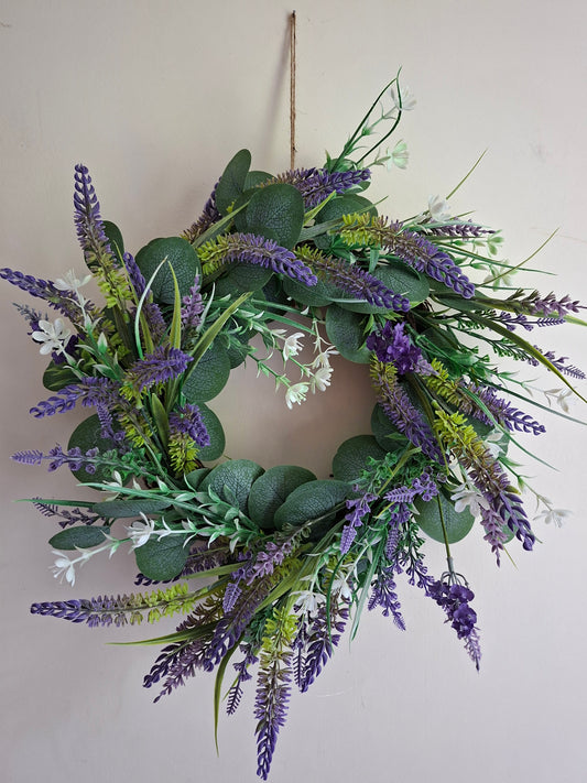 Lavender Wreath